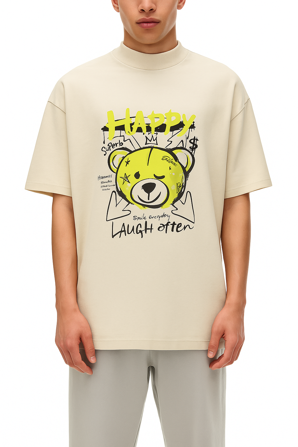Laugh Often Tee – VIBE Pop Edition