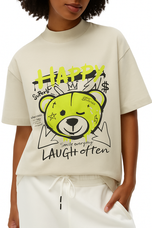Laugh Often Tee – VIBE Pop Edition