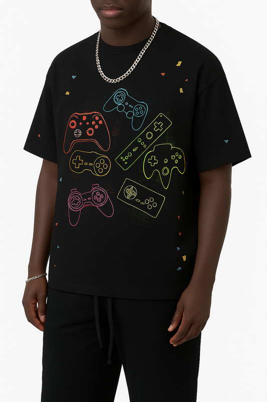 Games Paint Splatter T-Shirt